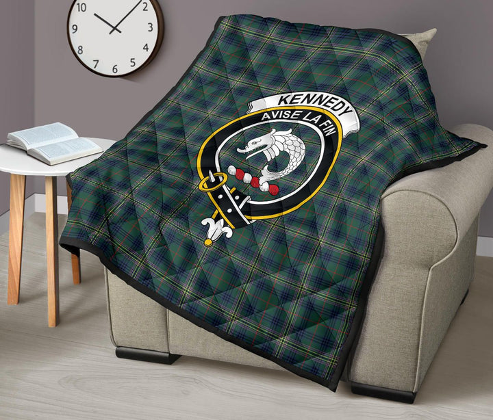 Scottish Kennedy Modern Clan Crest Tartan Quilt Tartan Plaid 9