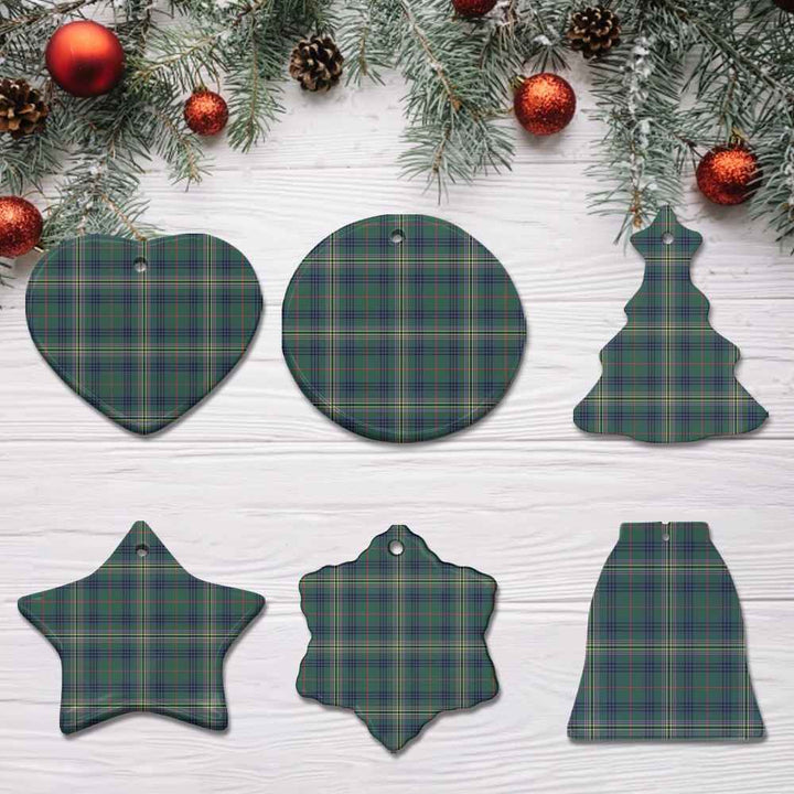 Scottish Kennedy Modern Clan Tartan Ceramic Ornament All Tartan Plaid
