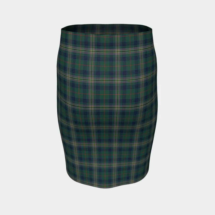 Scottish Kennedy Modern Clan Tartan Fitted Skirt Tartan Plaid 4