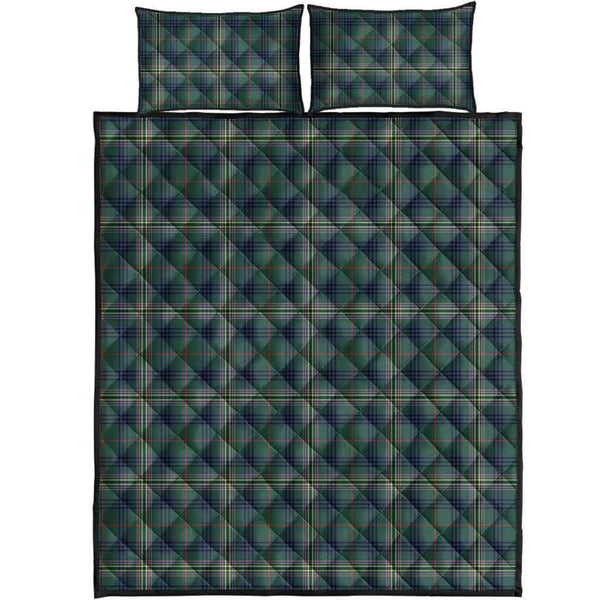 Scottish Kennedy Modern Clan Tartan Quilt Bed Set Tartan Plaid 1