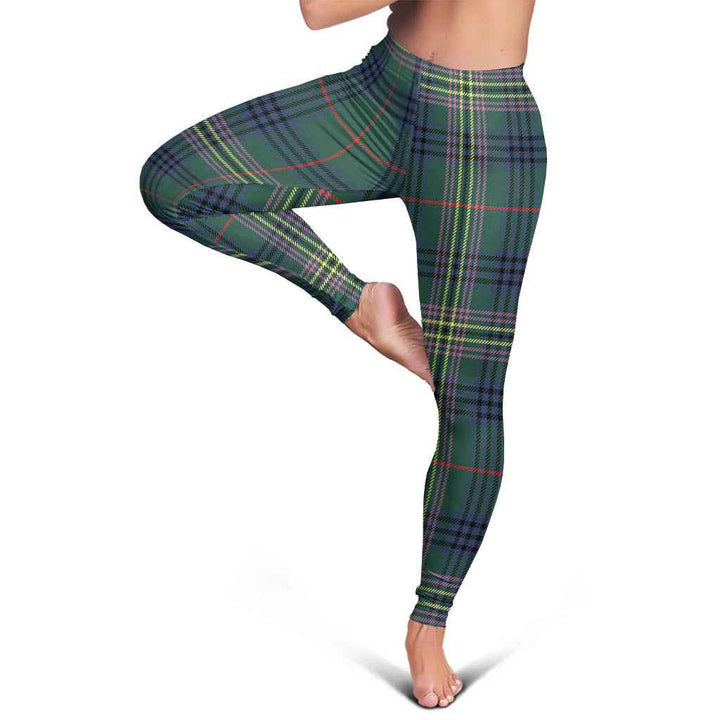 Scottish Kennedy Modern Clan Tartan Women Leggings Tartan Plaid 5