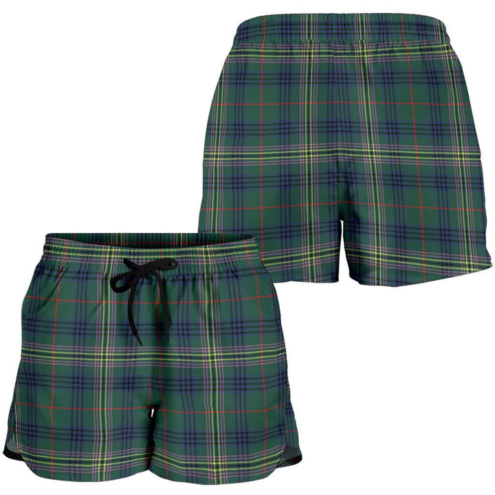 Scottish Kennedy Modern Clan Tartan Women Shorts