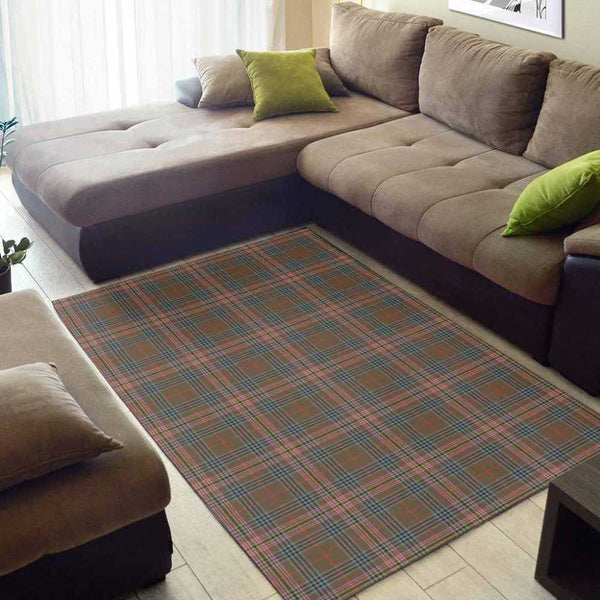 Scottish Kennedy Weathered Clan Tartan Area Rug Tartan Plaid 2