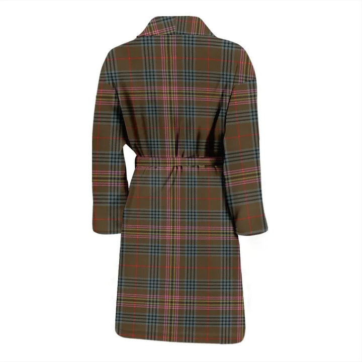 Scottish Kennedy Weathered Clan Tartan Bathrobe 2
