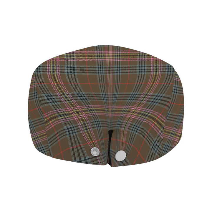 Scottish Kennedy Weathered Clan Tartan Flat Cap Tartan Plaid 4