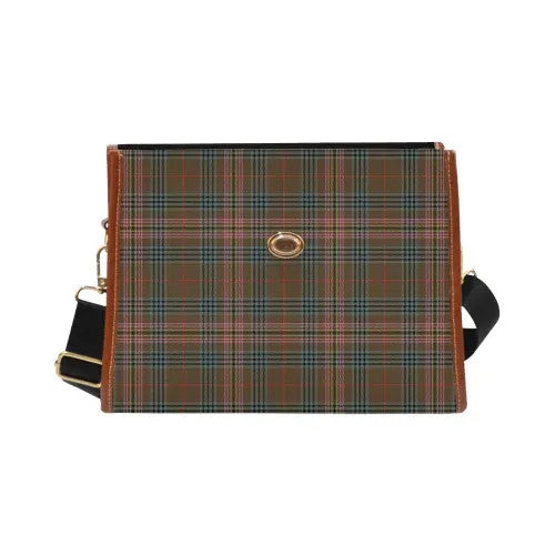 Scottish Kennedy Weathered Clan Tartan Waterproof Canvas Bag Tartan Plaid 2