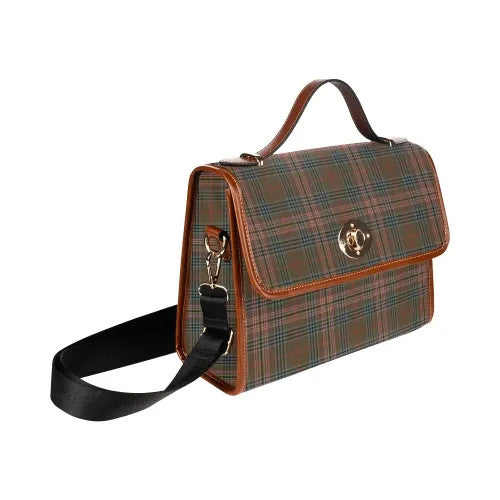 Scottish Kennedy Weathered Clan Tartan Waterproof Canvas Bag Tartan Plaid 3
