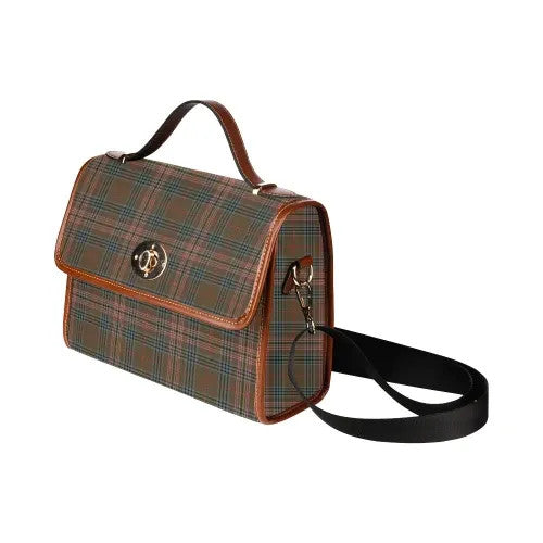 Scottish Kennedy Weathered Clan Tartan Waterproof Canvas Bag Tartan Plaid 4