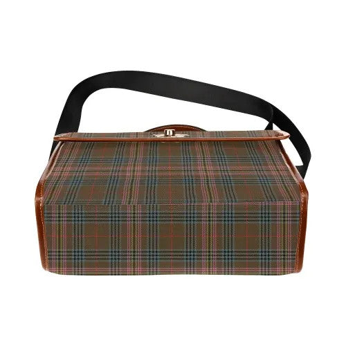Scottish Kennedy Weathered Clan Tartan Waterproof Canvas Bag Tartan Plaid 5