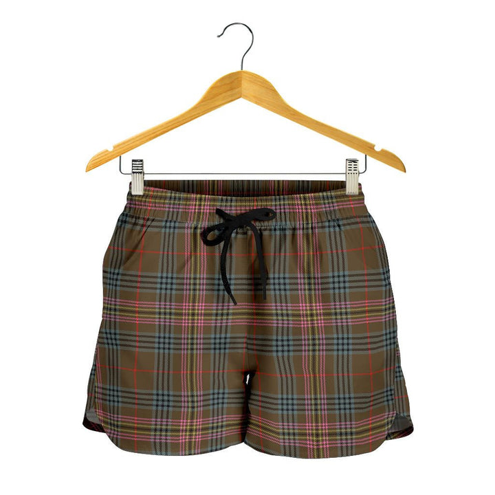 Scottish Kennedy Weathered Clan Tartan Women Shorts