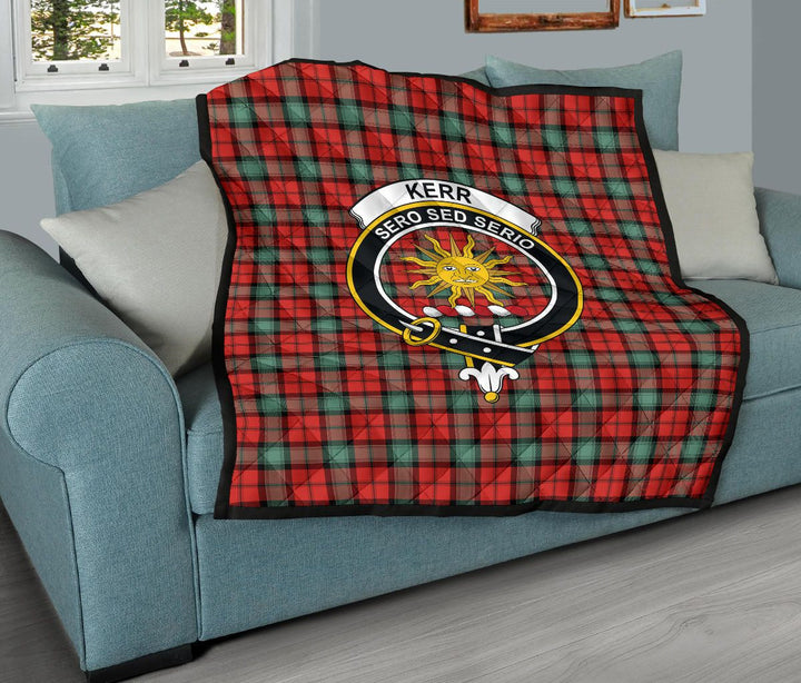 Scottish Kerr Ancient Clan Crest Tartan Quilt Tartan Plaid 11