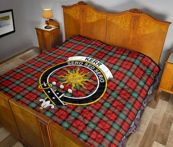 Scottish Kerr Ancient Clan Crest Tartan Quilt Tartan Plaid 12