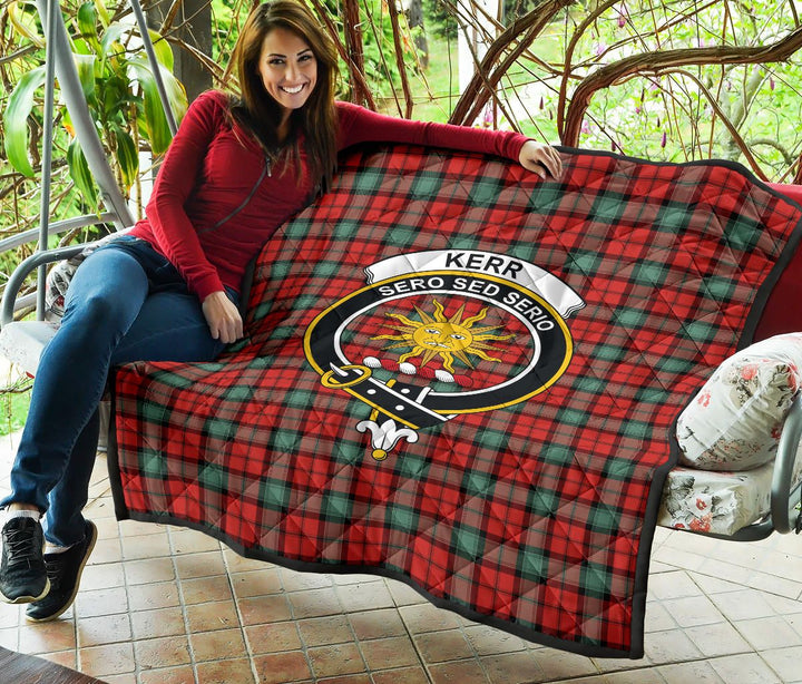 Scottish Kerr Ancient Clan Crest Tartan Quilt Tartan Plaid 5