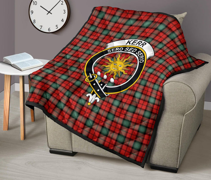 Scottish Kerr Ancient Clan Crest Tartan Quilt Tartan Plaid 9