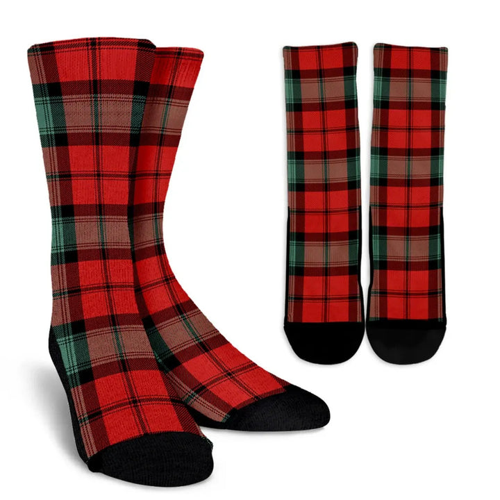 Scottish Kerr Ancient Clan Tartan Crew Socks