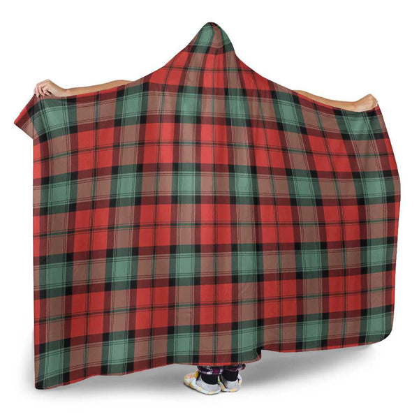 Scottish Kerr Ancient Clan Tartan Hooded Blanket Tartan Plaid 2