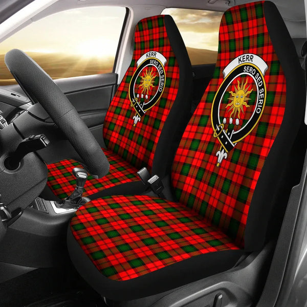 Scottish Kerr Clan Crest Tartan Car Seat Covers 2