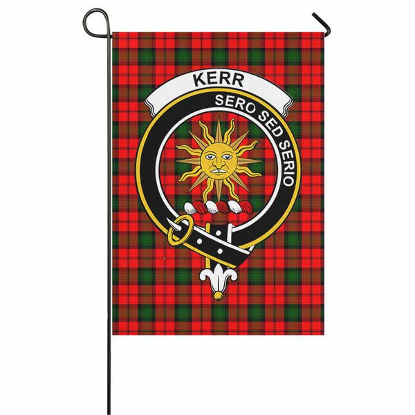 Scottish Kerr Clan Crest Tartan Garden Flag Tartan Plaid 1