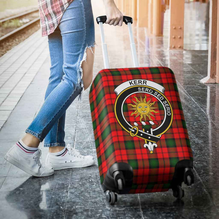 Scottish Kerr Clan Crest Tartan Luggage Cover Tartan Plaid 3