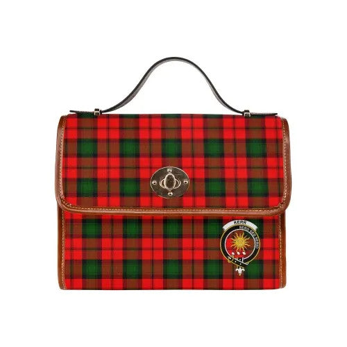 Scottish Kerr Clan Crest Tartan Waterproof Canvas Bag Tartan Plaid 2