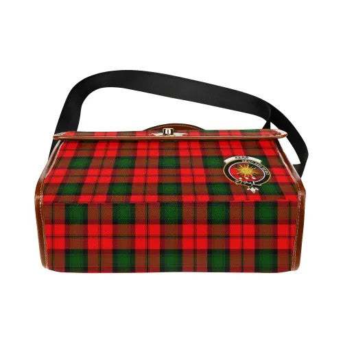 Scottish Kerr Clan Crest Tartan Waterproof Canvas Bag Tartan Plaid 5