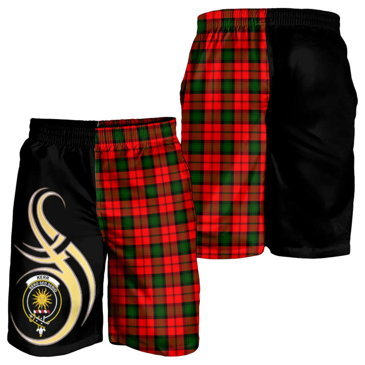 Scottish Kerr Modern Clan Crest Tartan Believe in Me Men's Shorts
