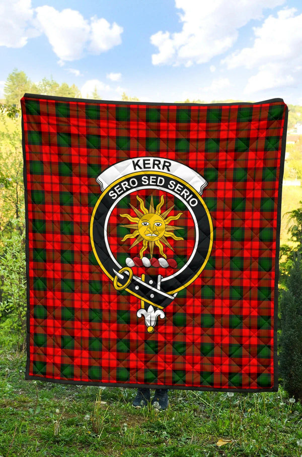 Scottish Kerr Modern Clan Crest Tartan Quilt Tartan Plaid 2