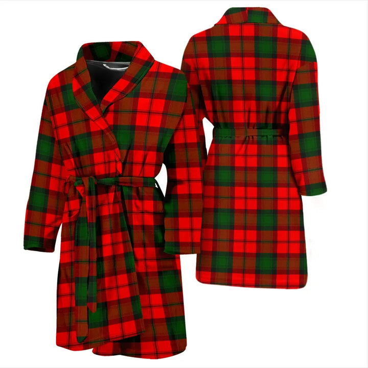 Scottish Kerr Modern Clan Tartan Bathrobe 3
