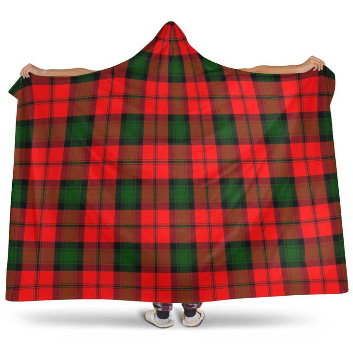 Scottish Kerr Modern Clan Tartan Hooded Blanket Tartan Plaid 1