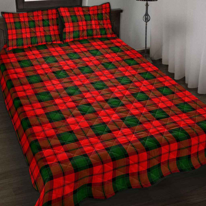 Scottish Kerr Modern Clan Tartan Quilt Bed Set Tartan Plaid 2