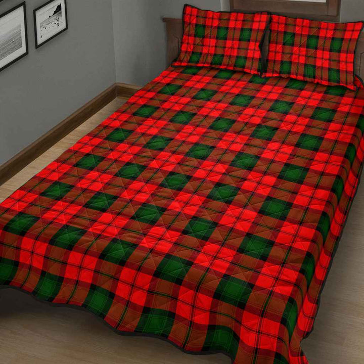 Scottish Kerr Modern Clan Tartan Quilt Bed Set Tartan Plaid 3