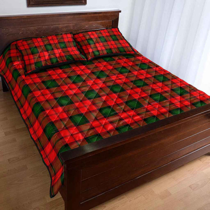 Scottish Kerr Modern Clan Tartan Quilt Bed Set Tartan Plaid 4