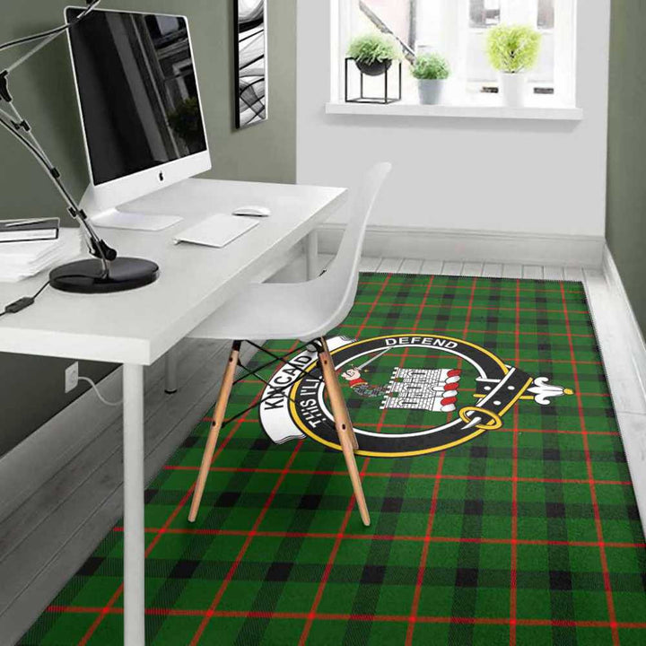 Scottish Kincaid Clan Crest Tartan Area Rug Tartan Plaid 4