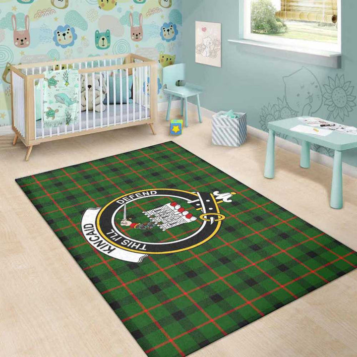 Scottish Kincaid Clan Crest Tartan Area Rug Tartan Plaid 5