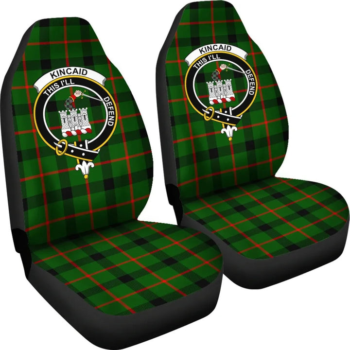 Scottish Kincaid Clan Crest Tartan Car Seat Covers 4