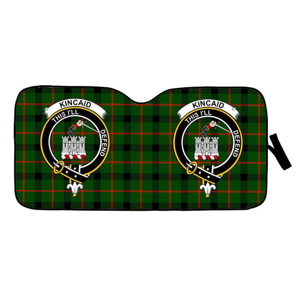 Scottish Kincaid Clan Crest Tartan Car Windshield Sun Shade Tartan Plaid 1
