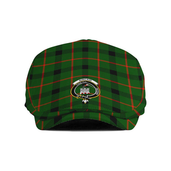 Scottish Kincaid Clan Crest Tartan Flat Cap Tartan Plaid 1