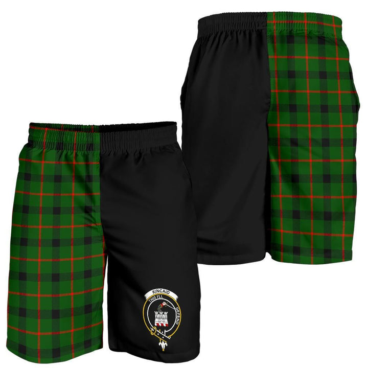 Scottish Kincaid Clan Crest Tartan Half of Me Men's Shorts