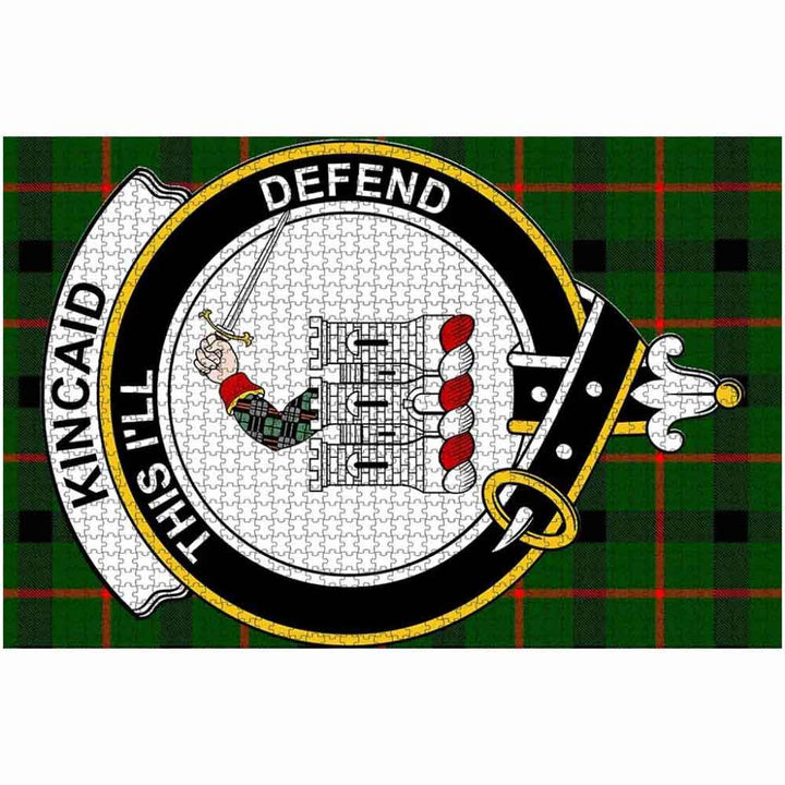Scottish Kincaid Clan Crest Tartan Jigsaw Puzzle 2