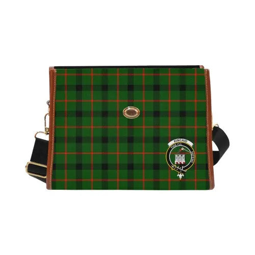 Scottish Kincaid Clan Crest Tartan Waterproof Canvas Bag Tartan Plaid 1