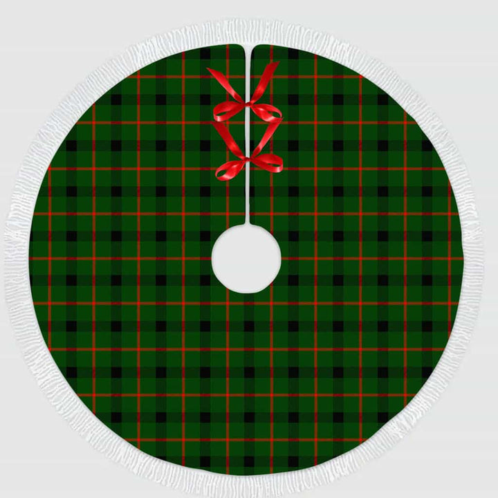 Scottish Kincaid Modern Clan Tartan Christmas Tree Skirt Tassels 1 Tartan Plaid