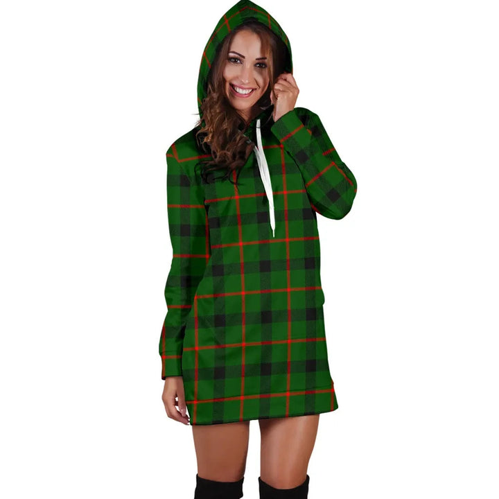 Scottish Kincaid Modern Clan Tartan Hoodie Dress