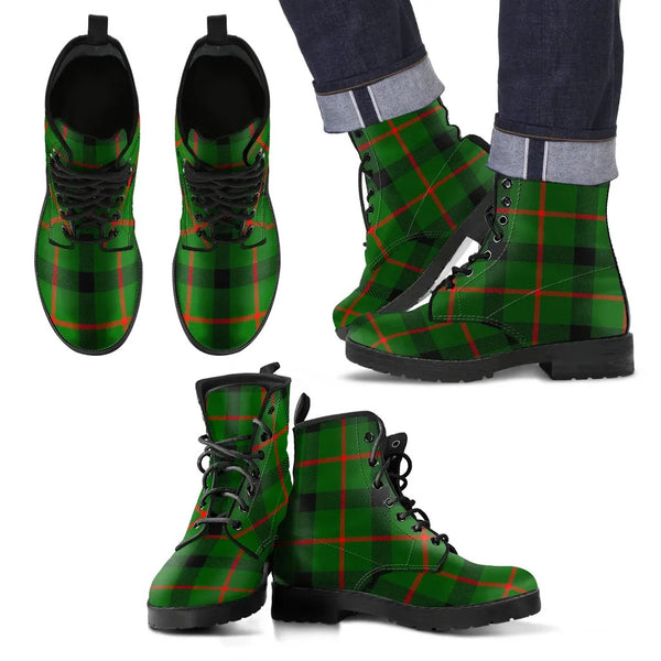 Scottish Kincaid Modern Clan Tartan Leather Boots