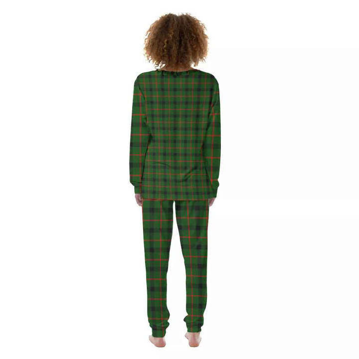 Scottish Kincaid Modern Clan Tartan Pajama Set Women Back Side Tartan Plaid