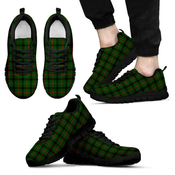 Scottish Kincaid Modern Clan Tartan Sneakers Black Sole Tartan Plaid