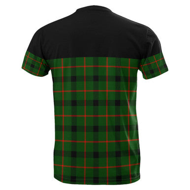 Scottish Kincaid Modern Clan Tartan T-Shirt Horizontal Style Back Side Tartan Plaid