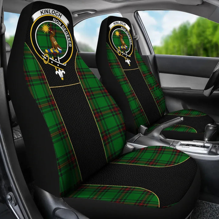 Scottish Kinloch Clan Crest Tartan Car Seat Covers - Special Style 3