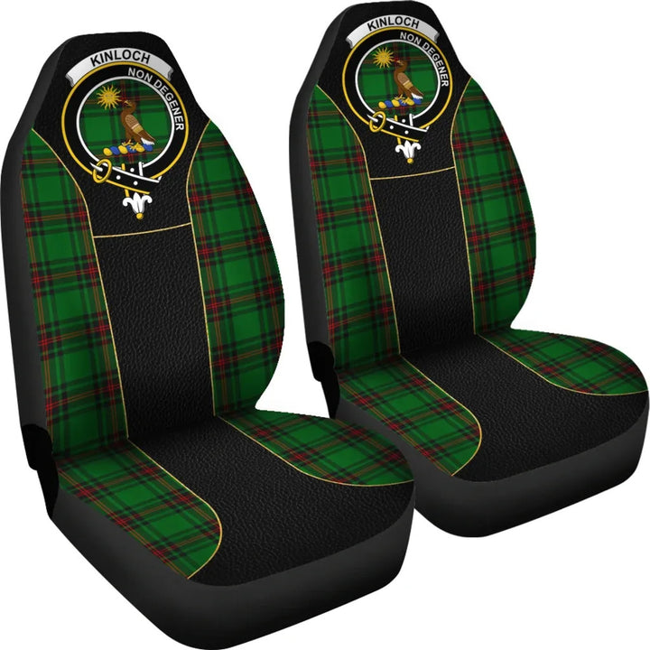 Scottish Kinloch Clan Crest Tartan Car Seat Covers - Special Style 4