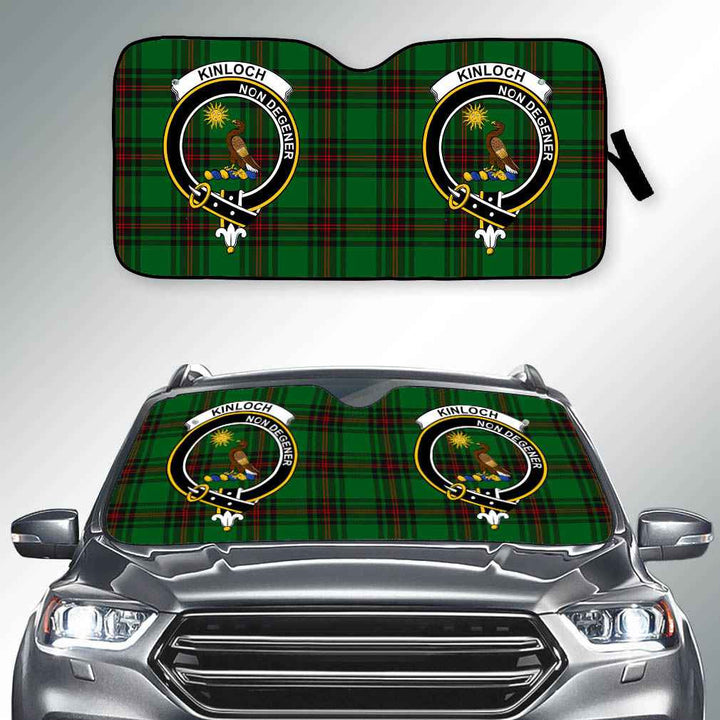 Scottish Kinloch Clan Crest Tartan Car Windshield Sun Shade Tartan Plaid 2