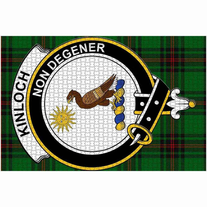 Scottish Kinloch Clan Crest Tartan Jigsaw Puzzle 2